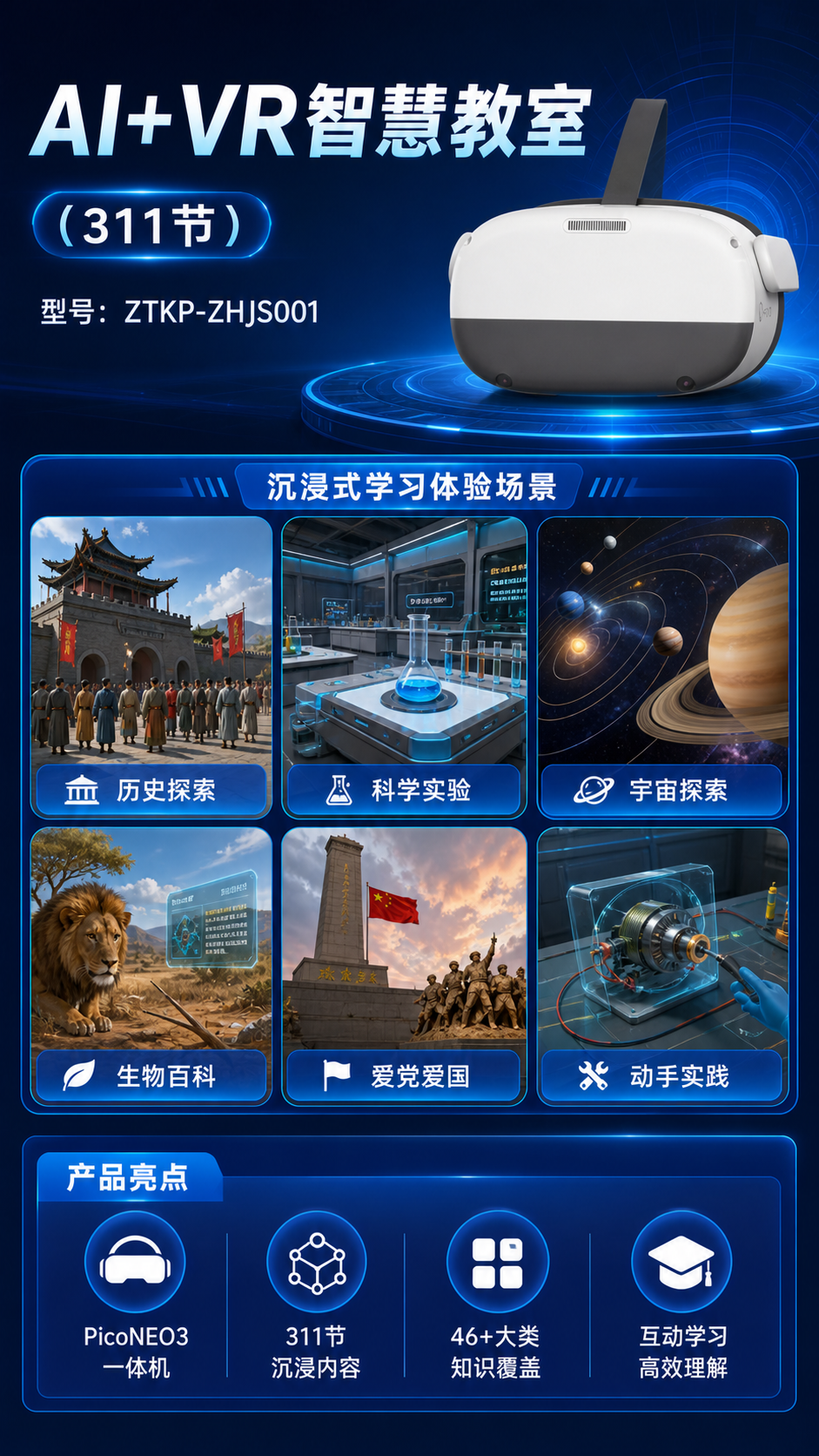 AI+VR智慧教室 (311节)详情图 2